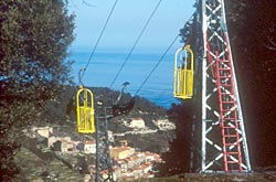 Marciana - the cableway
